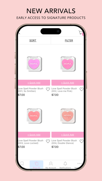 Moira Cosmetics iPhone screenshot 5 - Shopping app