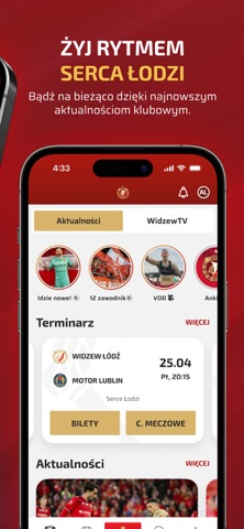 Widzew Łódź screenshot