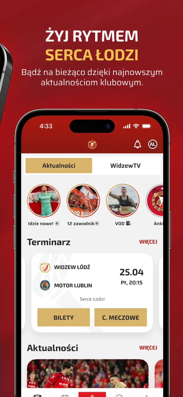 Screenshot #3 pour Widzew Łódź