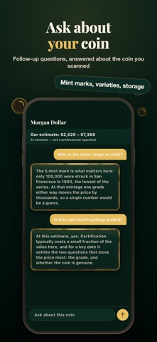 CoinTrue: Coin Scanner & Value iPhone screenshot