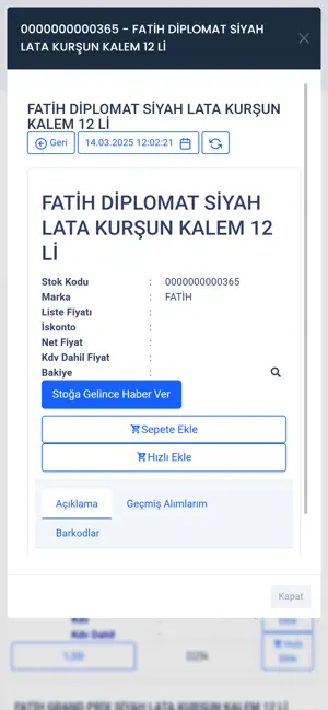 Bilgi Kırtasiye B2B screenshot 1
