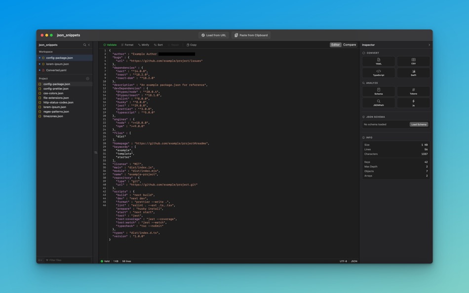 #2. JSONLint Pro (macOS) Von: Todd Garland