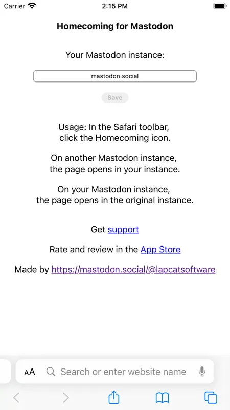 Homecoming for Mastodon screenshot 5 of 7