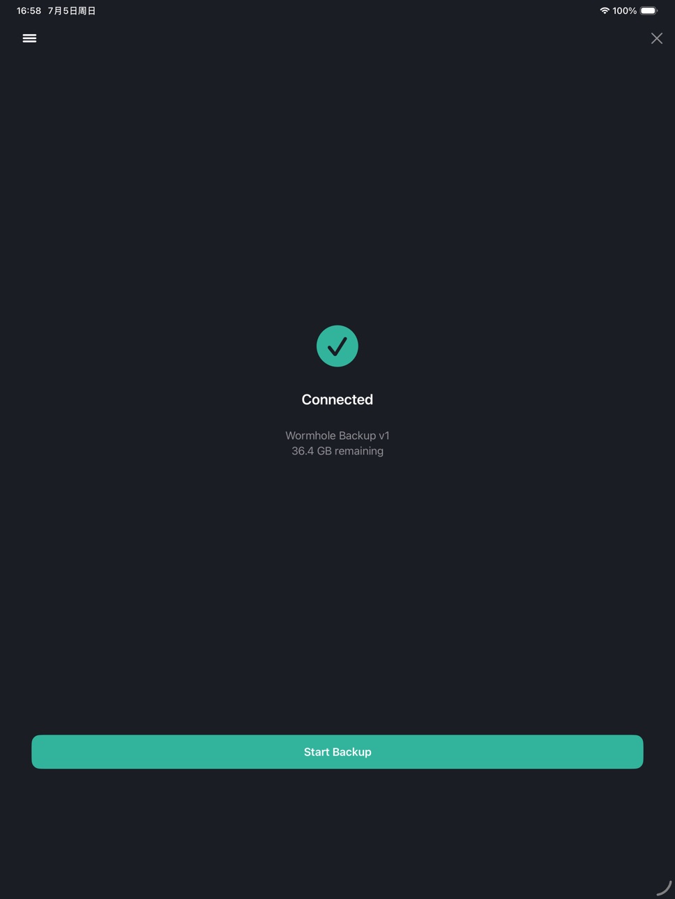 iPad screenshot