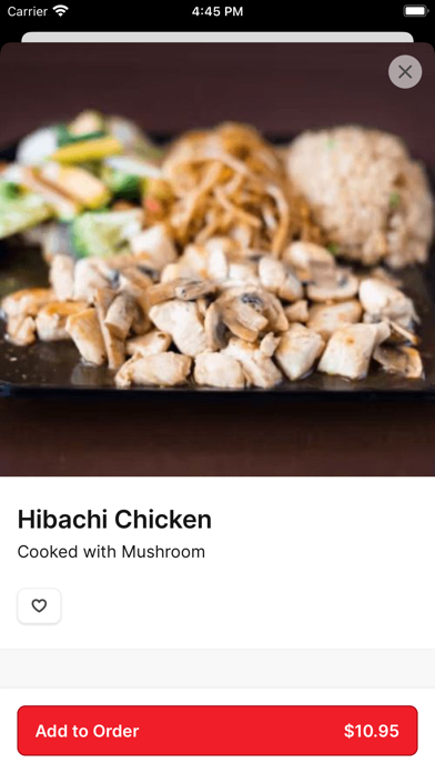 Hibachi Boy iPhone screenshot 3 - Food & Drink app