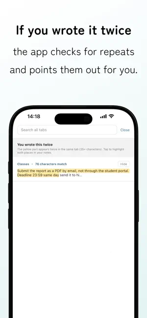 Chigiri Memo - Split Notes screenshot 4