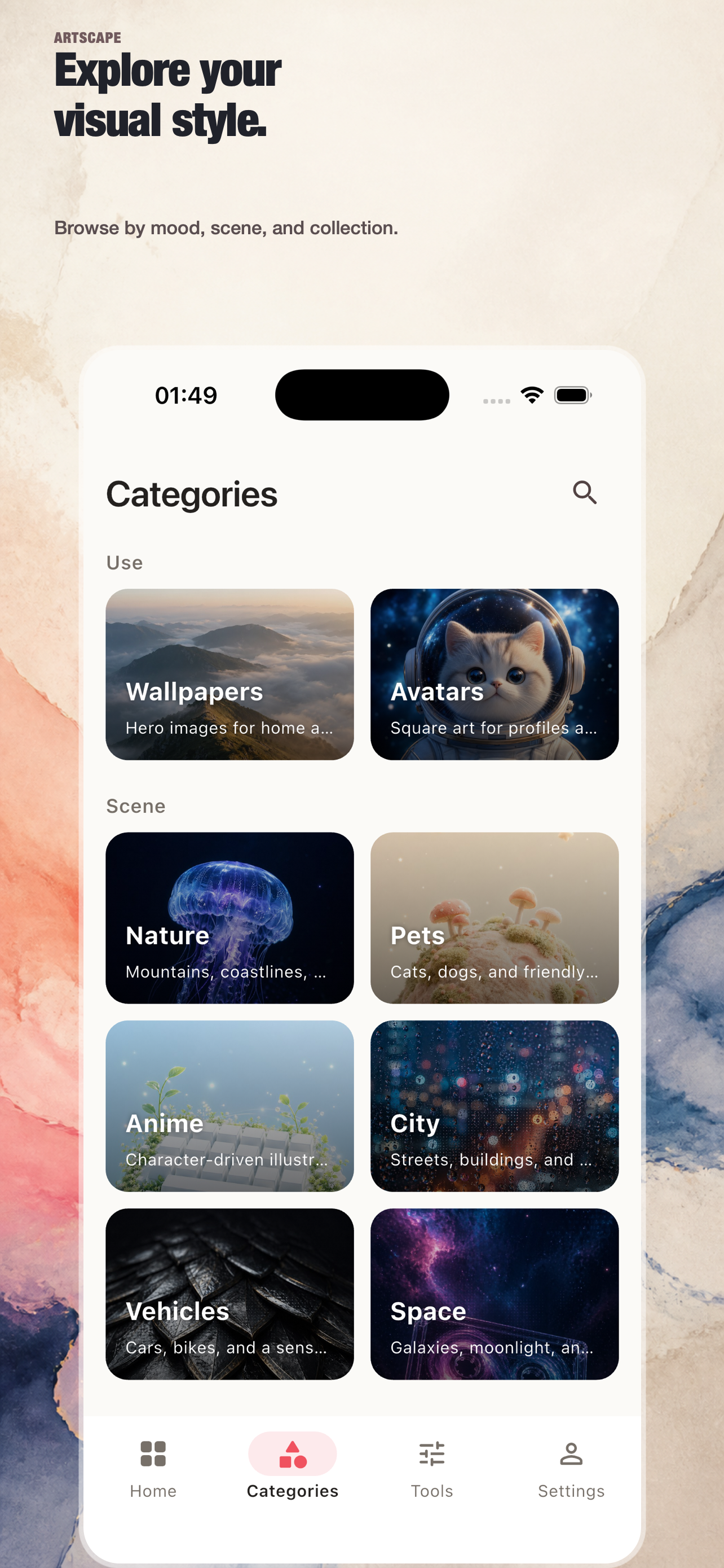 ArtScape: HD Wallpapers screenshot 2