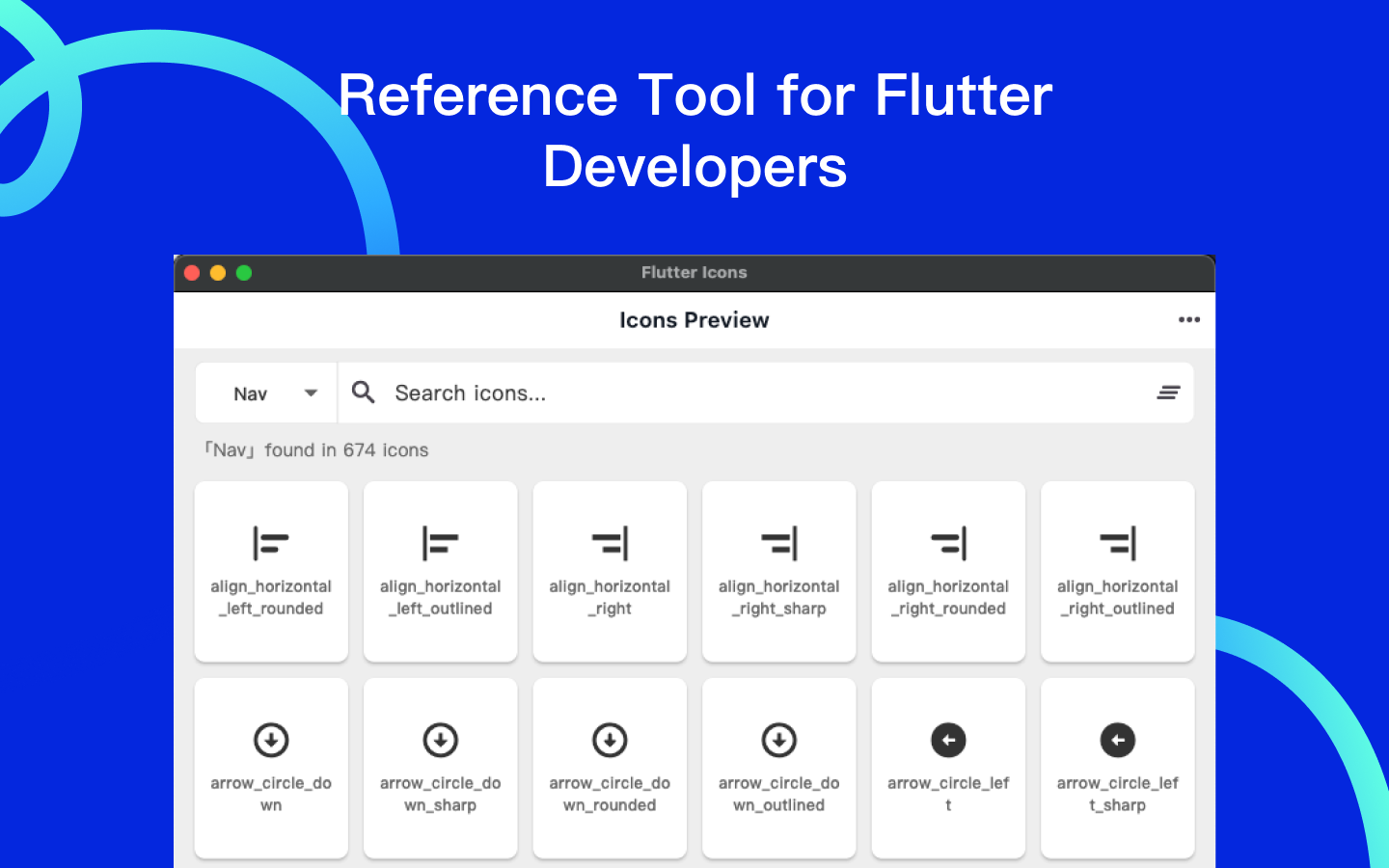 Flutter Icons - 2025