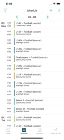 Sportlyzer Coach screenshot