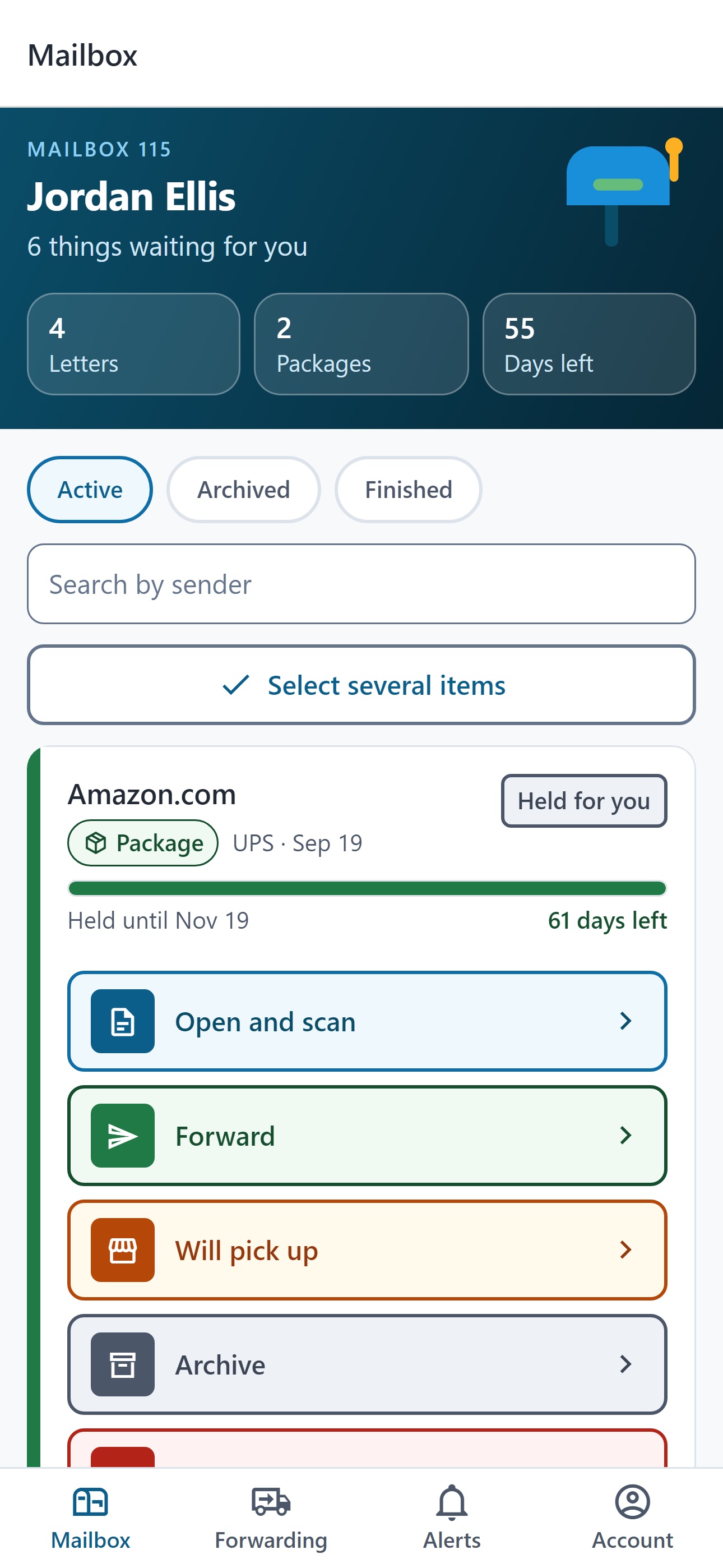Screenshot 1 of Neighborhood Parcel Mailbox