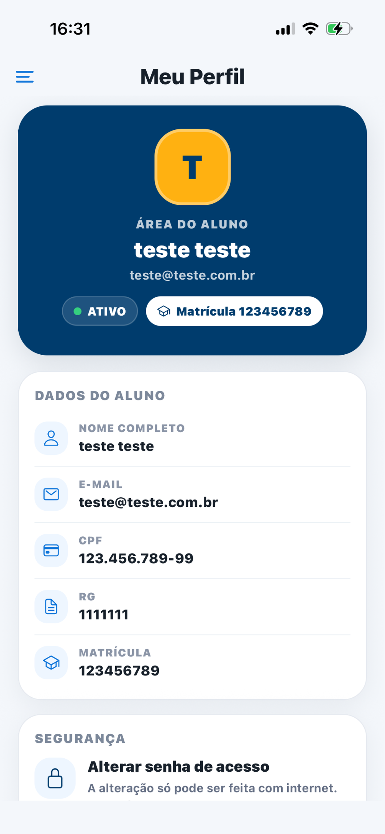 FACENE/RN Frequência screenshot 8