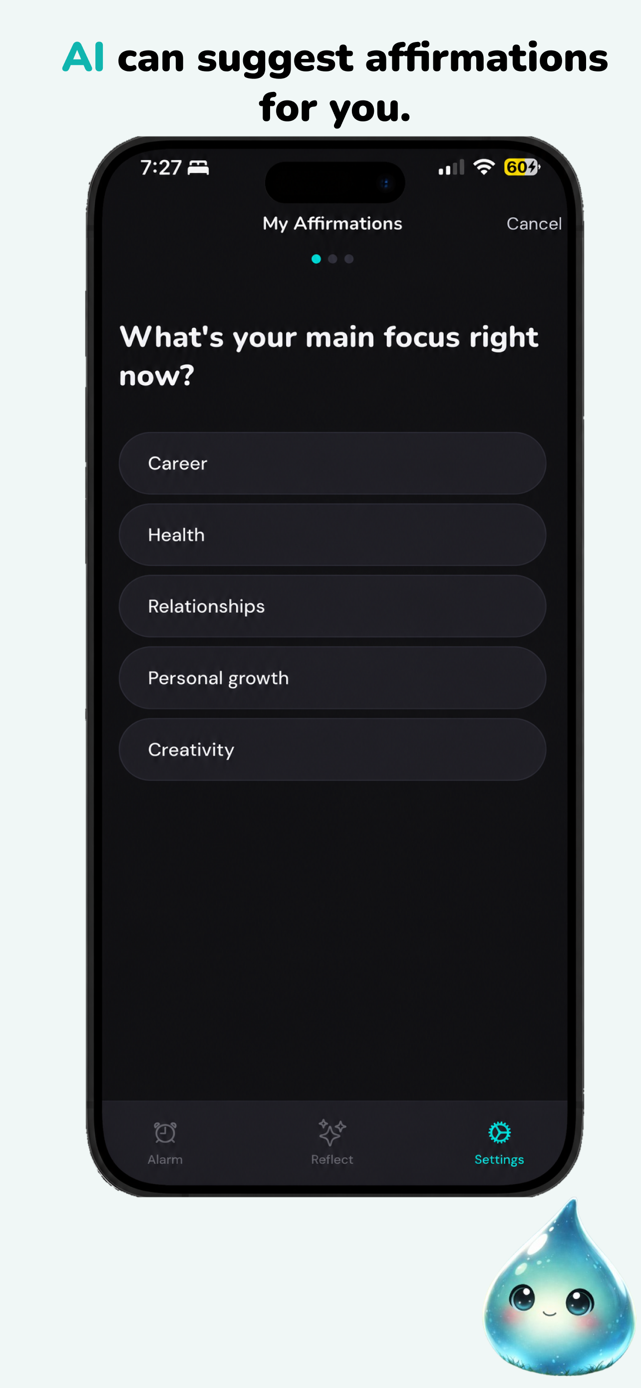 Dew - Affirmation Alarm Clock screenshot 3
