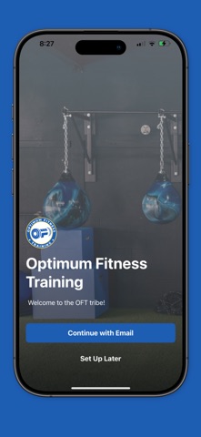 Optimum Fitness Training iPhone screenshot
