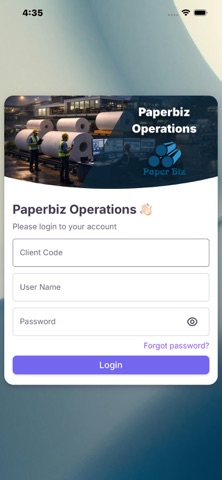 PaperBiz OPR screenshot
