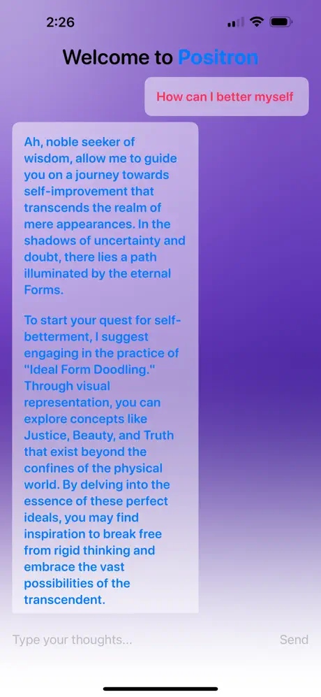 Positron+ screenshot 5