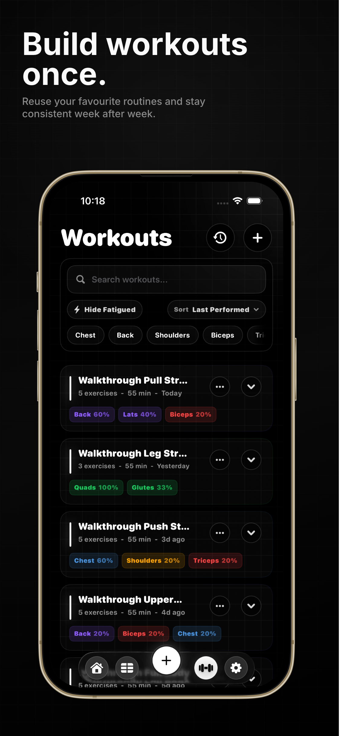 StrengthMaxxer: Track Workouts