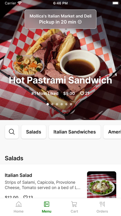 Mollica's Italian Market &Deli Screenshot
