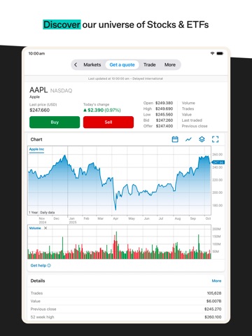 CommSec iPad screenshot 3