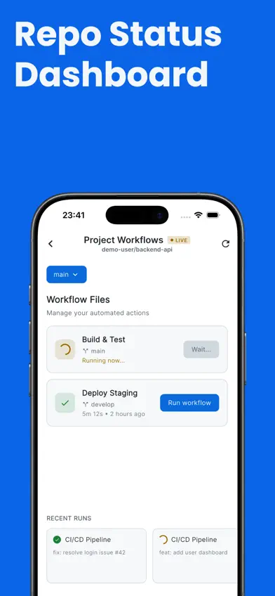 GitFlow : GitHub Actions screenshot 2