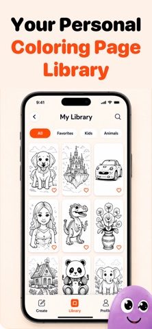 ColorWish: AI Coloring Pages screenshot
