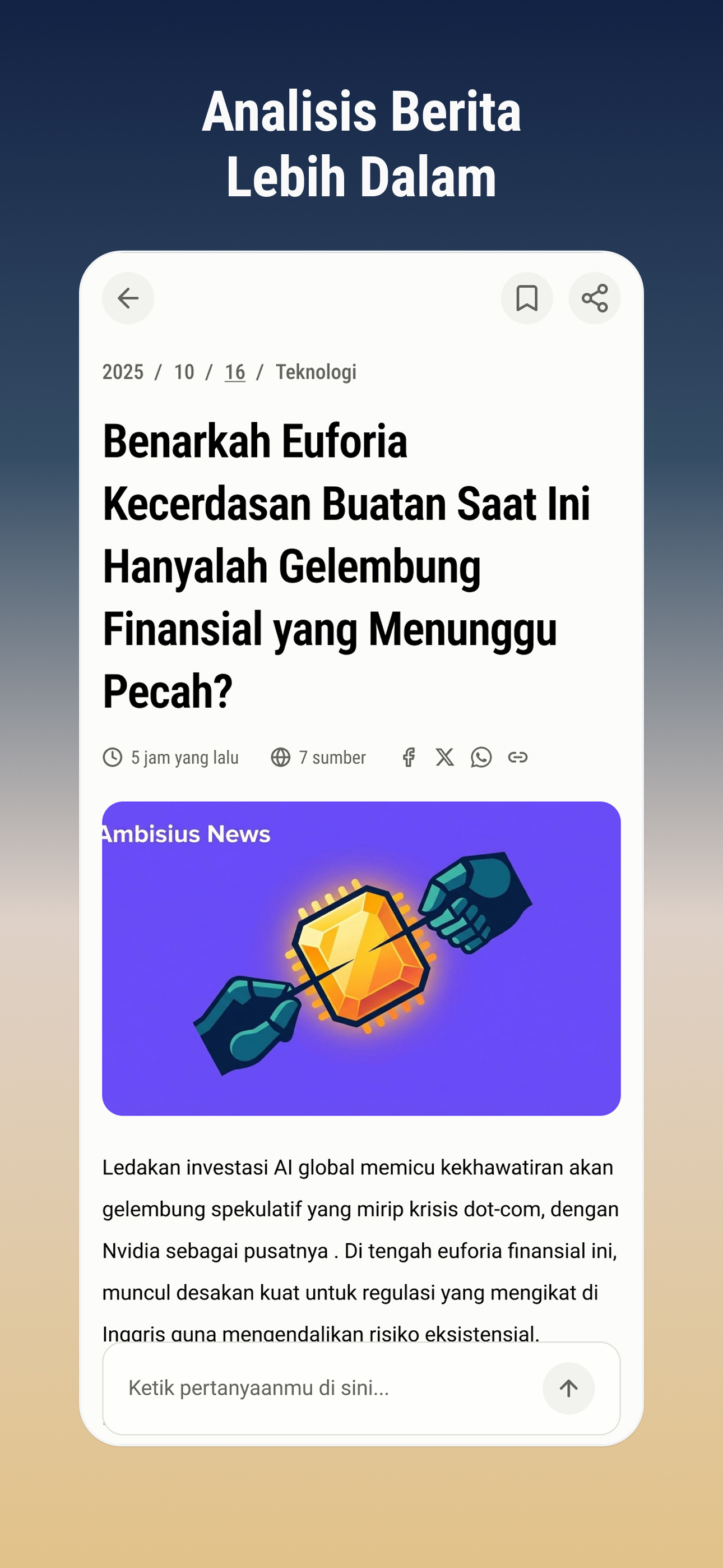 Ambisius News: Tanya Berita