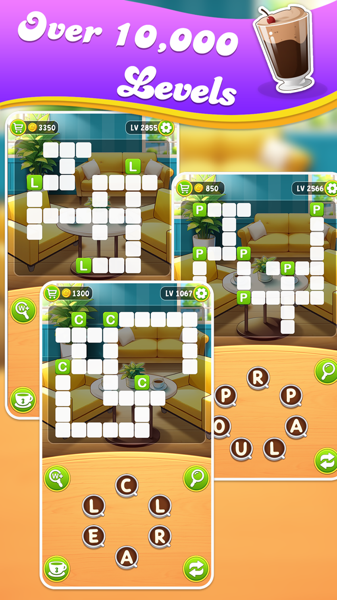 WordCoffee: Relaxing Crossword official gameplay screenshot 7
