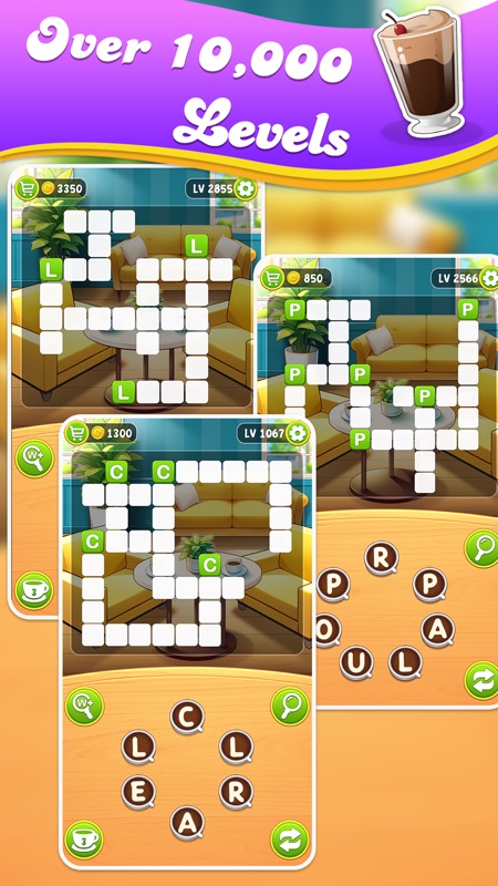 WordCoffee: Relaxing Crossword screenshot 4