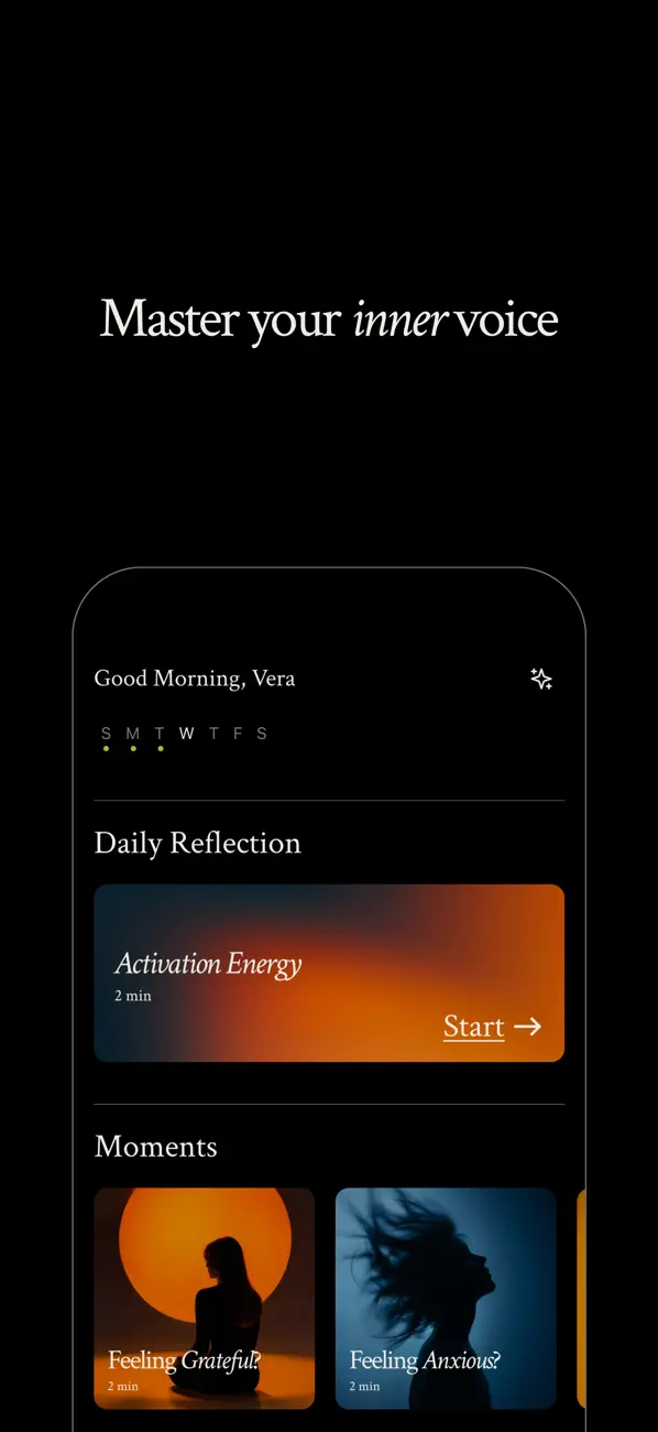 Screenshot #1 pour Gravity: Meditation & Journal