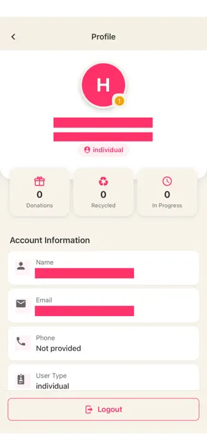 LiquiDonate screenshot 2