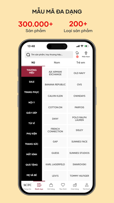 ACFC - Online Fashion Shopping Screenshot