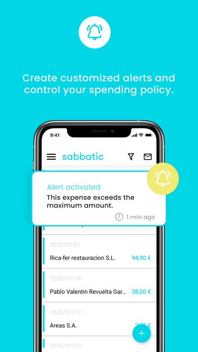 Sabbatic - Control de gastos Screenshot