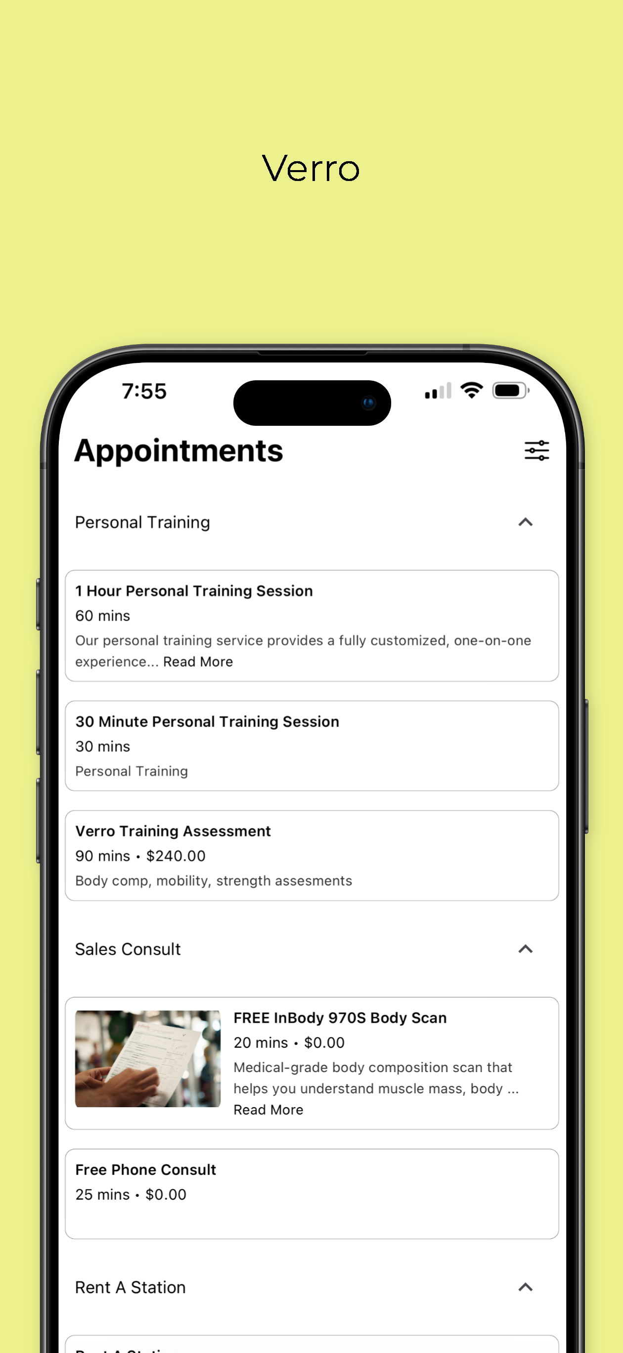 Verro Training screenshot 4