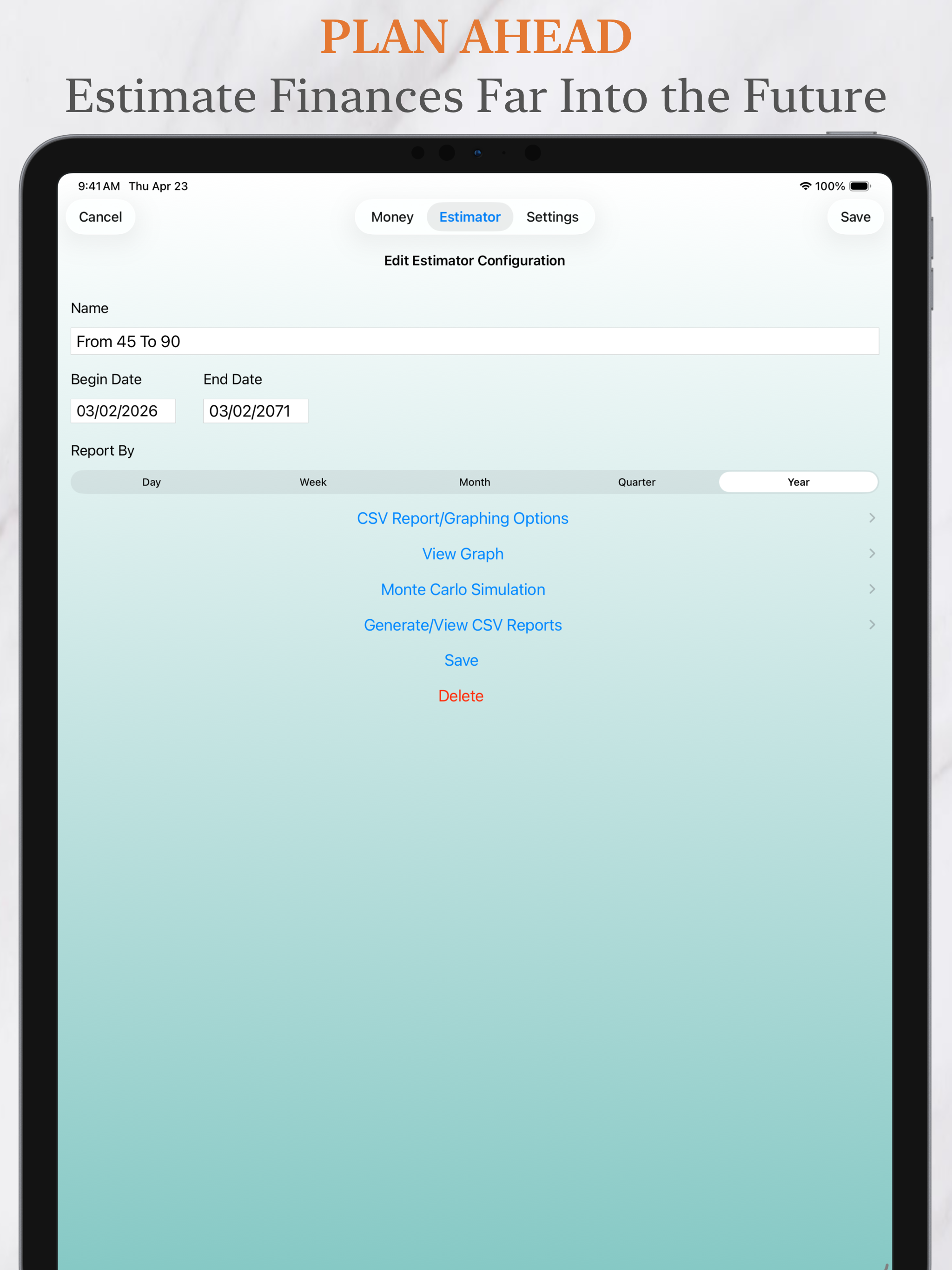 Retirement Estimator screenshot 18