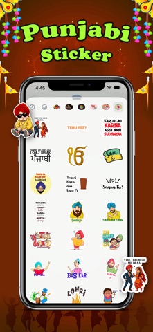 Punjabi Stickers ! iPhone screenshot