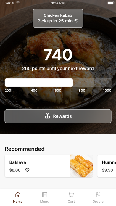 Chicken Kebab iPhone screenshot 1 - Food & Drink app