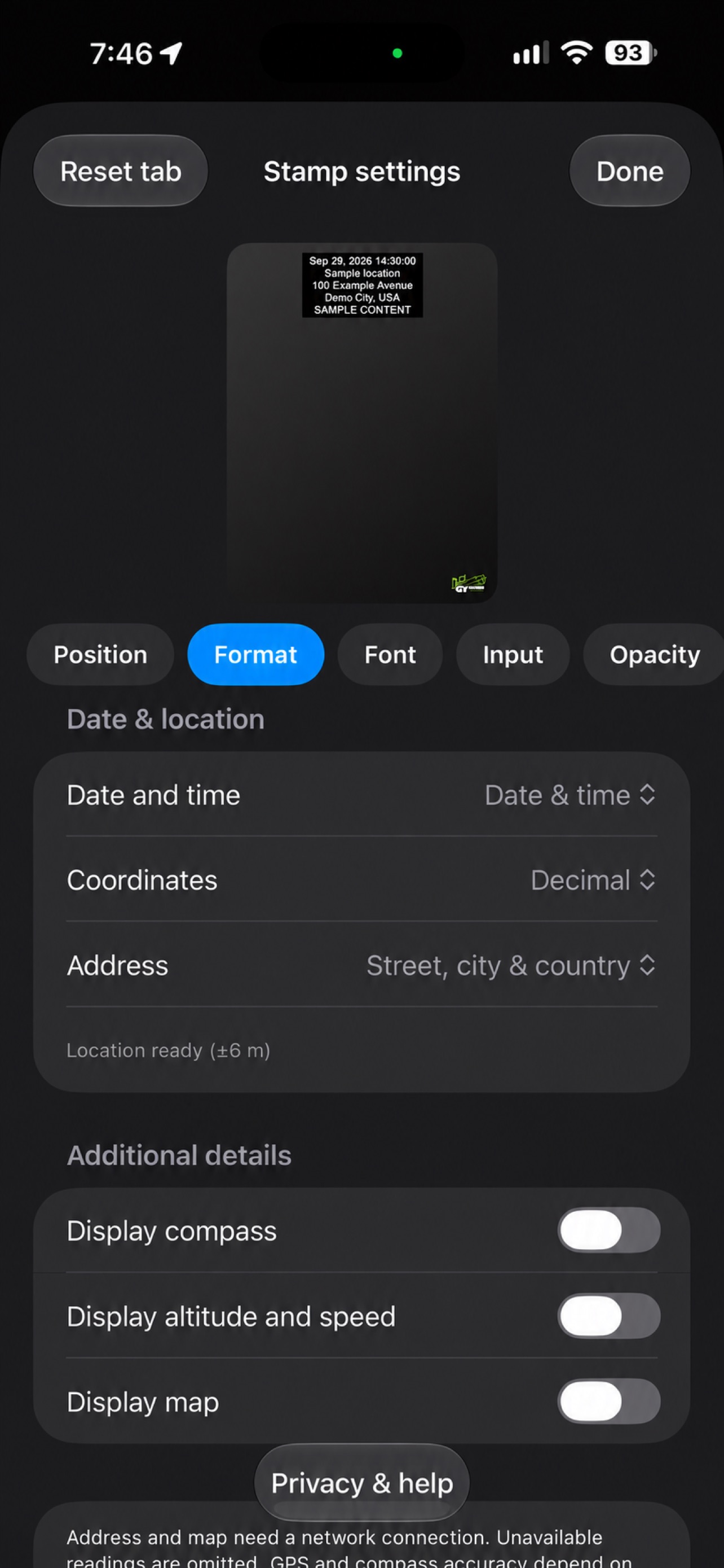 Screenshot 4 of The TimeStamp App