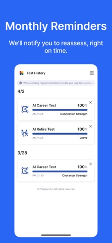Career Test: AI iPhone screenshot