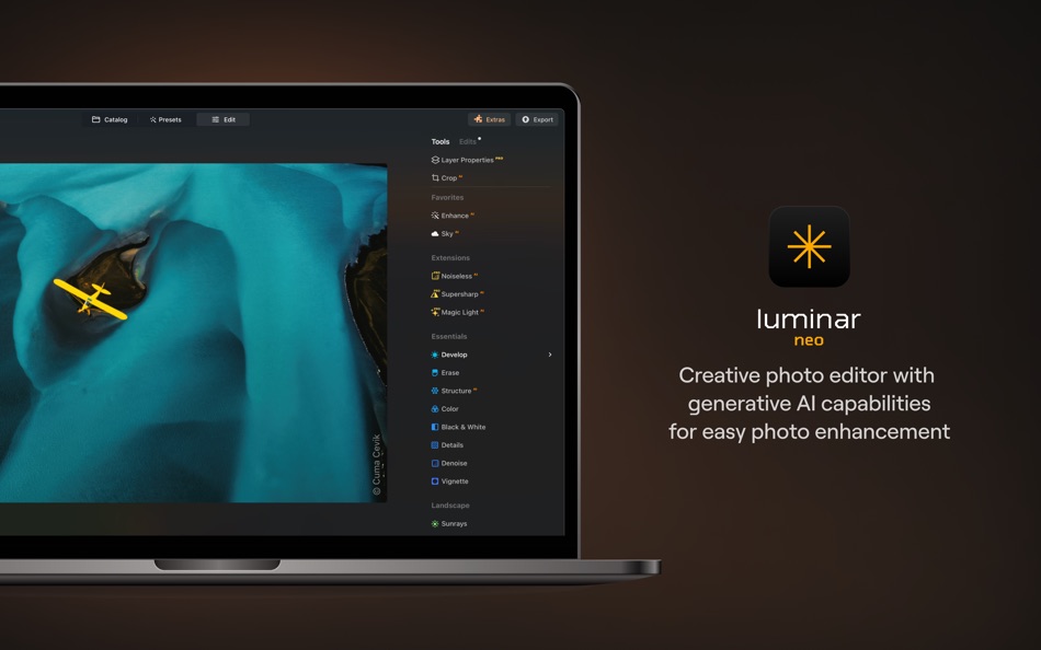 #1. Luminar Neo - AI Photo Editor (macOS) 由: Skylum