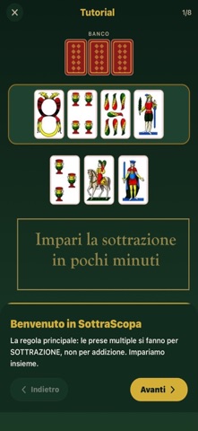 SottraScopa iPhone screenshot