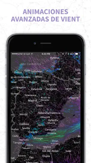 Captura de pantalla de MyRadar Tiempo Radar Mapa en iPhone 3