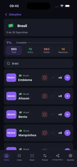 Álbum figurinhas - 2026 screenshot 2