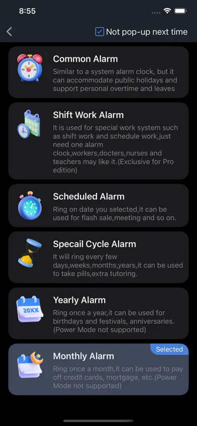 Dr. Alarm-schedule manager screenshot 2