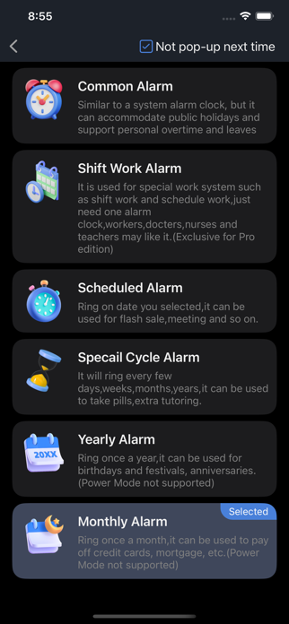 Dr. Alarm-schedule manager Screenshot 2 of 6