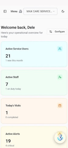 CareHut iPhone screenshot