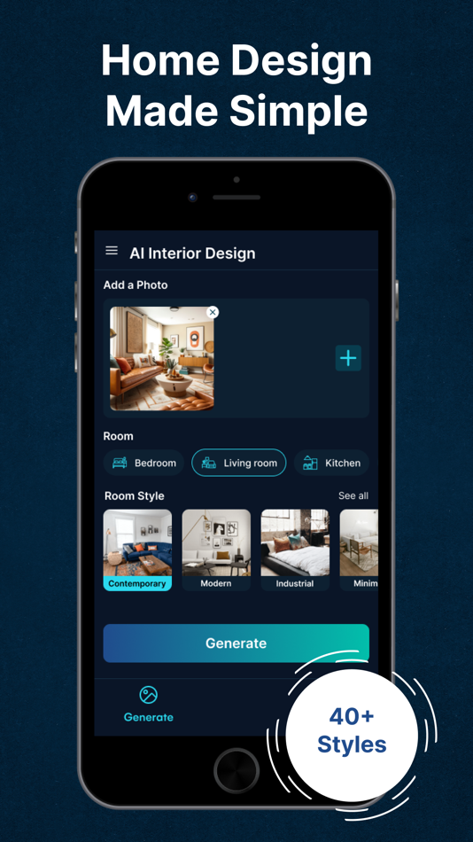 #2. Interior AI : AI Home Design (iOS) 由: Abdur Rehman