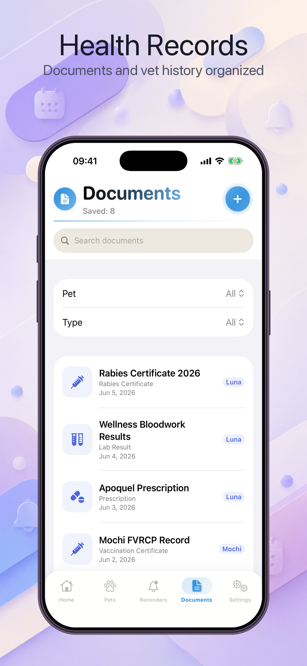Pawfolio: Pet Care & Health