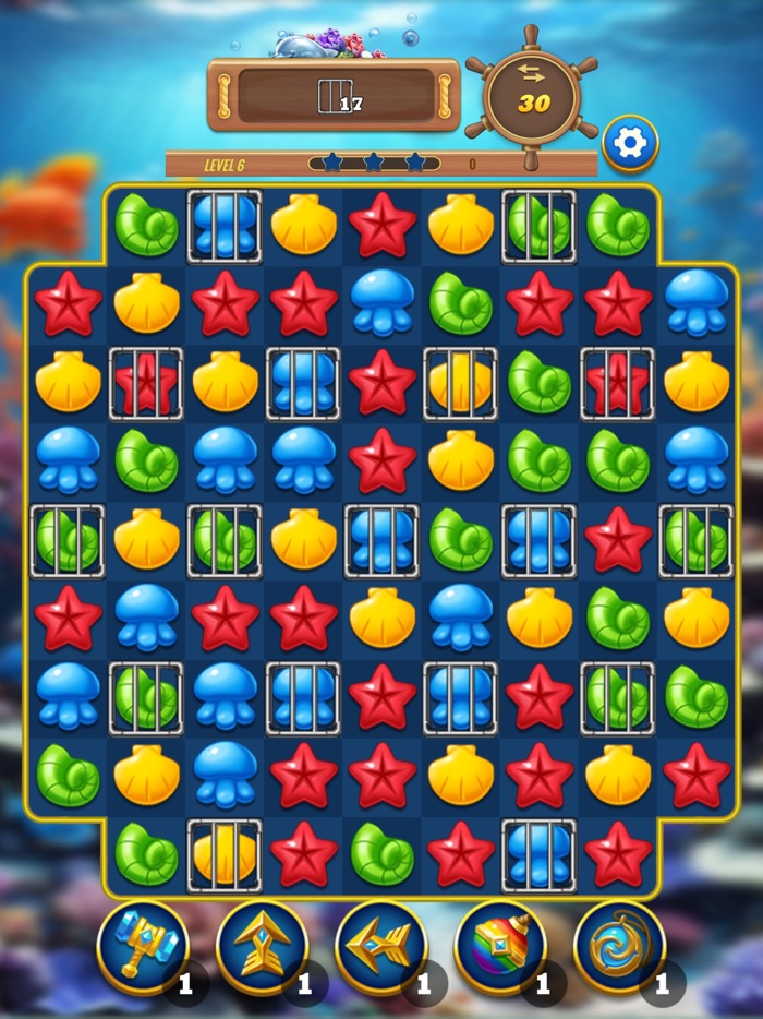 Marine Match 3 Puzzle