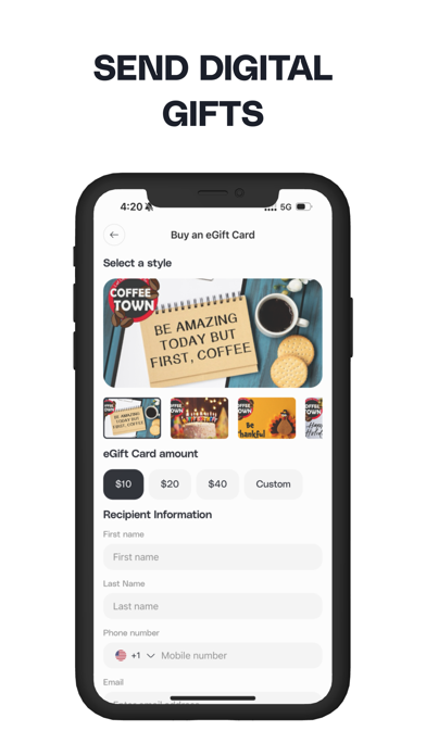 Coffee Town iPhone screenshot 6 - Food & Drink app