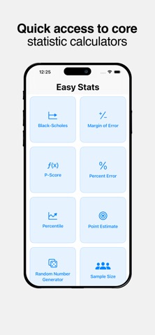 Easy Stats screenshot