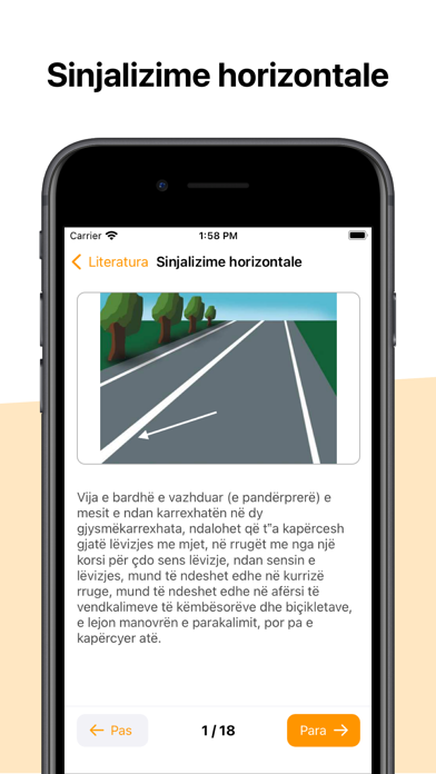 Autoshkolla Shqipëri - Testet Screenshot